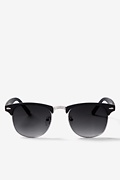 Matte Black SoHo Half Frame Sunglasses Photo (0)