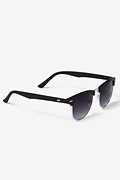 Matte Black SoHo Half Frame Sunglasses Photo (1)
