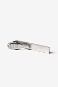 Brando Matte Finish Matte Silver Tie Bar Photo (1)