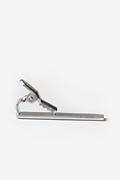 Brando Matte Finish Matte Silver Tie Bar Photo (2)