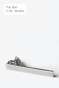 Brando Matte Silver Tie Bar Photo (0)