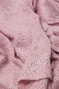 Rhinestone Sparkle Mauve Knit Scarf Photo (0)