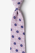 La Grande Mauve Extra Long Tie Photo (0)