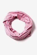 Carnival Stripe Mauve Infinity Scarf Photo (2)