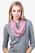 Carnival Stripe Mauve Infinity Scarf Photo (0)