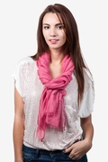 Mauve Raining Rhinestones Scarf Photo (3)