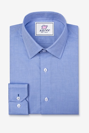 _Elijah Medium Blue Dress Shirt_