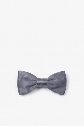 _Medium Gray Bow Tie For Infants_