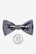 Medium Gray Bow Tie For Infants Photo (1)
