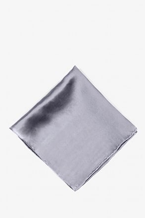 Medium Gray Pocket Square