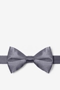 Medium Gray Pre-Tied Bow Tie Photo (0)