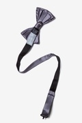 Medium Gray Pre-Tied Bow Tie Photo (1)