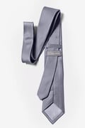 Medium Gray Skinny Tie Photo (2)