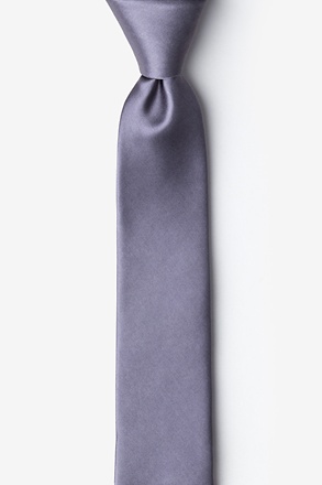 Medium Gray Tie For Boys