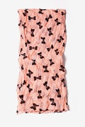 Melon Bow Tied Scarf Photo (4)