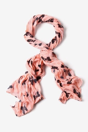 Bow Tied Melon Scarf