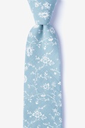 Bexley Mineral Blue Extra Long Tie Photo (0)