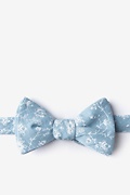 Bexley Mineral Blue Self-Tie Bow Tie Photo (0)