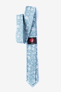 Bexley Mineral Blue Skinny Tie Photo (1)