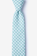 Clayton Mineral Blue Skinny Tie Photo (0)