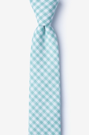 _Clayton Mineral Blue Skinny Tie_