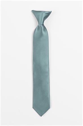 Mineral Blue Clip-on Tie For Boys