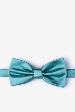 Mineral Blue Pre-Tied Bow Tie