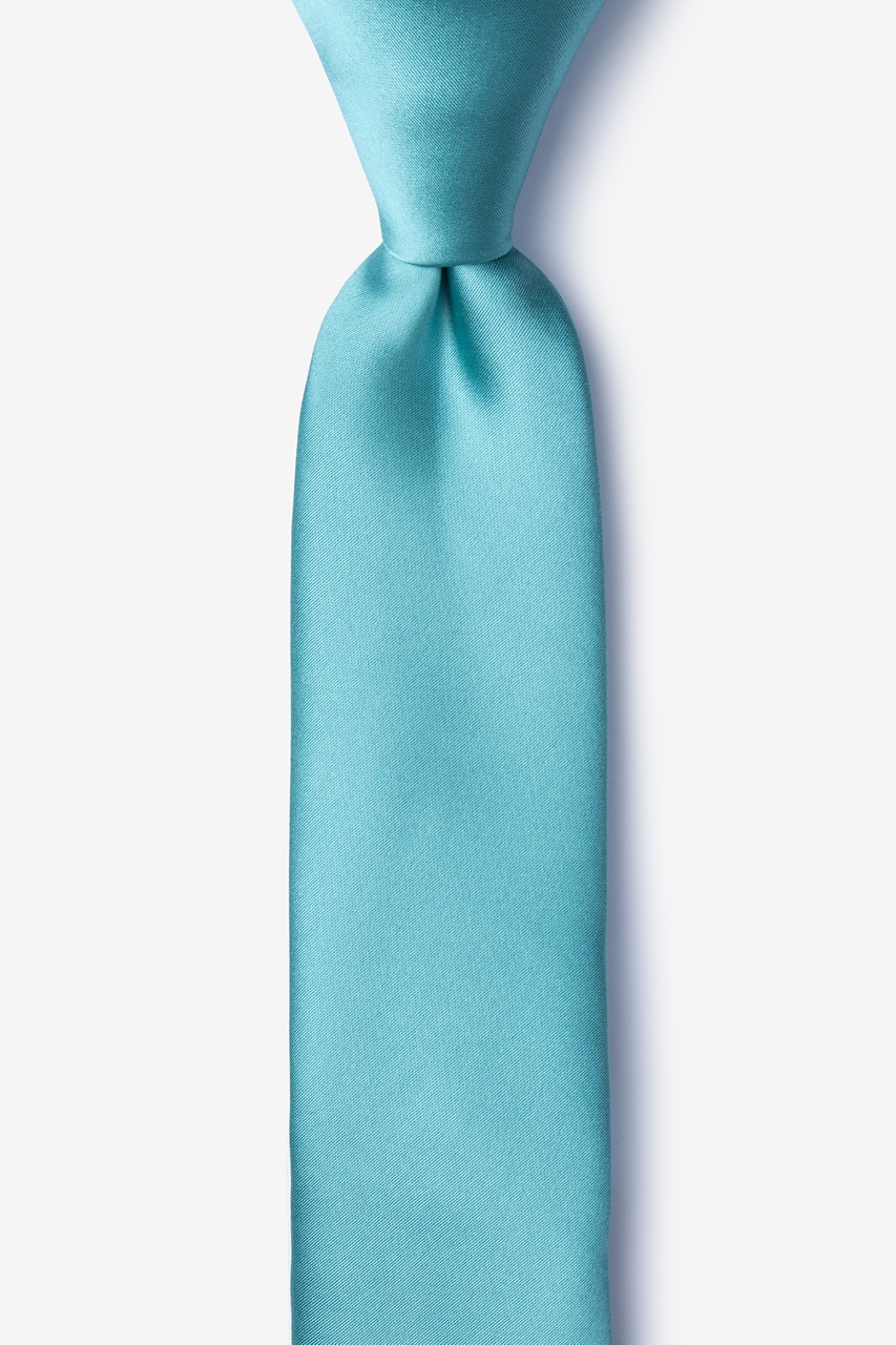 Mineral Blue Skinny Tie Photo (0)