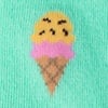 Ice Cream Cone Mint Green Women's Sock