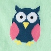 Mint Green Carded Cotton Owl Night Long