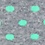 Mint Green Carded Cotton Power Dots Medium-Large Sock