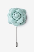 Mint green Wool Felt Rose