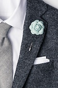 Mint green Wool Felt Rose