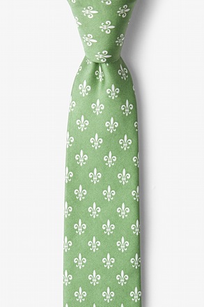 _Fleur Crazy Moss Skinny Tie_