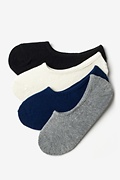 Classic No-Show 4 Multicolor Sock Pack Photo (0)