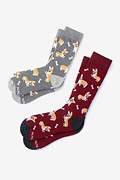 Corgi Gang Multicolor His & Hers Socks Photo (0)