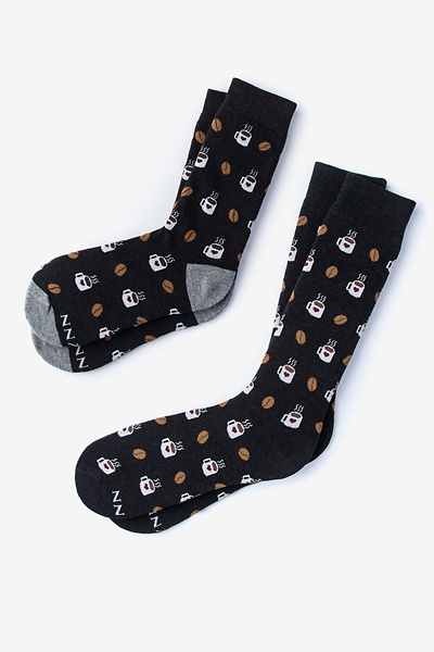 Multicolor Carded Cotton Cup of Coffee His & Hers Socks