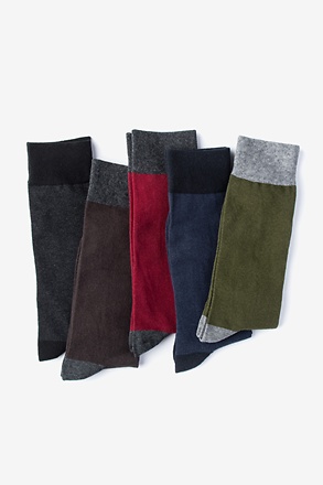 Dark Solid Multicolor Sock Pack