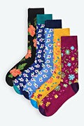 Floral Multicolor Sock Pack Photo (0)
