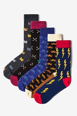 Hipsterville Multicolor Sock Pack