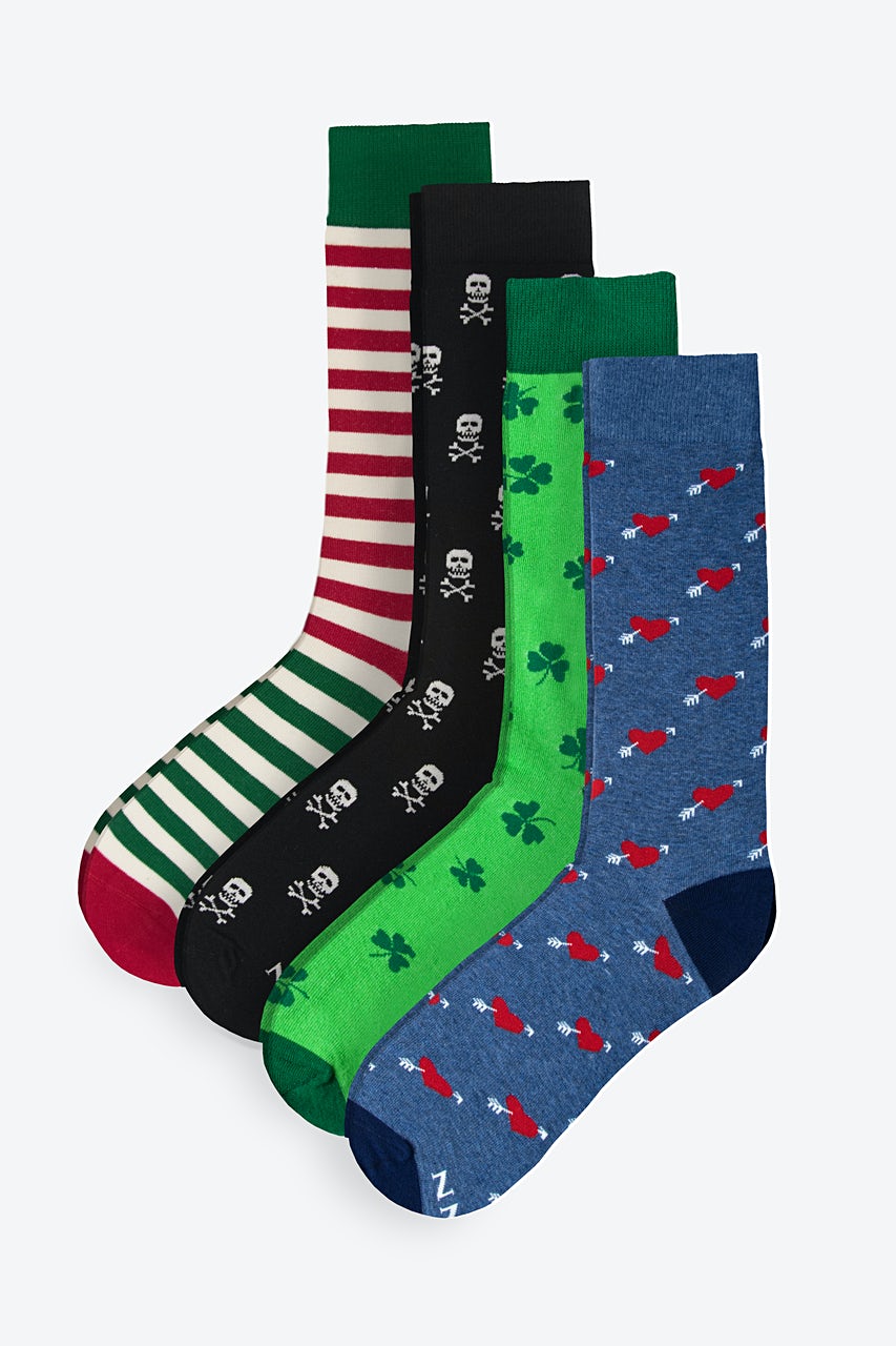 Holiday Time 4 Multicolor Sock Pack Photo (0)