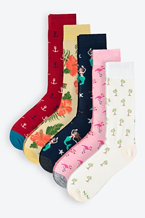 _Island Vibes Multicolor Sock Pack_