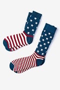 All-American Multicolor His & Hers Socks Photo (0)
