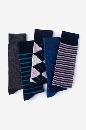 _Like a Boss 5 Multicolor Sock Pack_