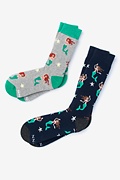 Mermaid Multicolor His & Hers Socks Photo (0)