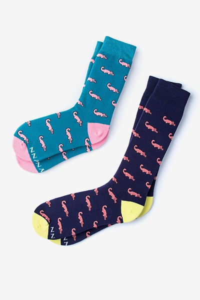 Multicolor Carded Cotton Oh Snap! His & Hers His & Hers Socks