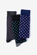 Polka Power 3 Multicolor Sock Pack Photo (0)