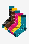 Santa Ana 5 Multicolor Sock Pack Photo (0)