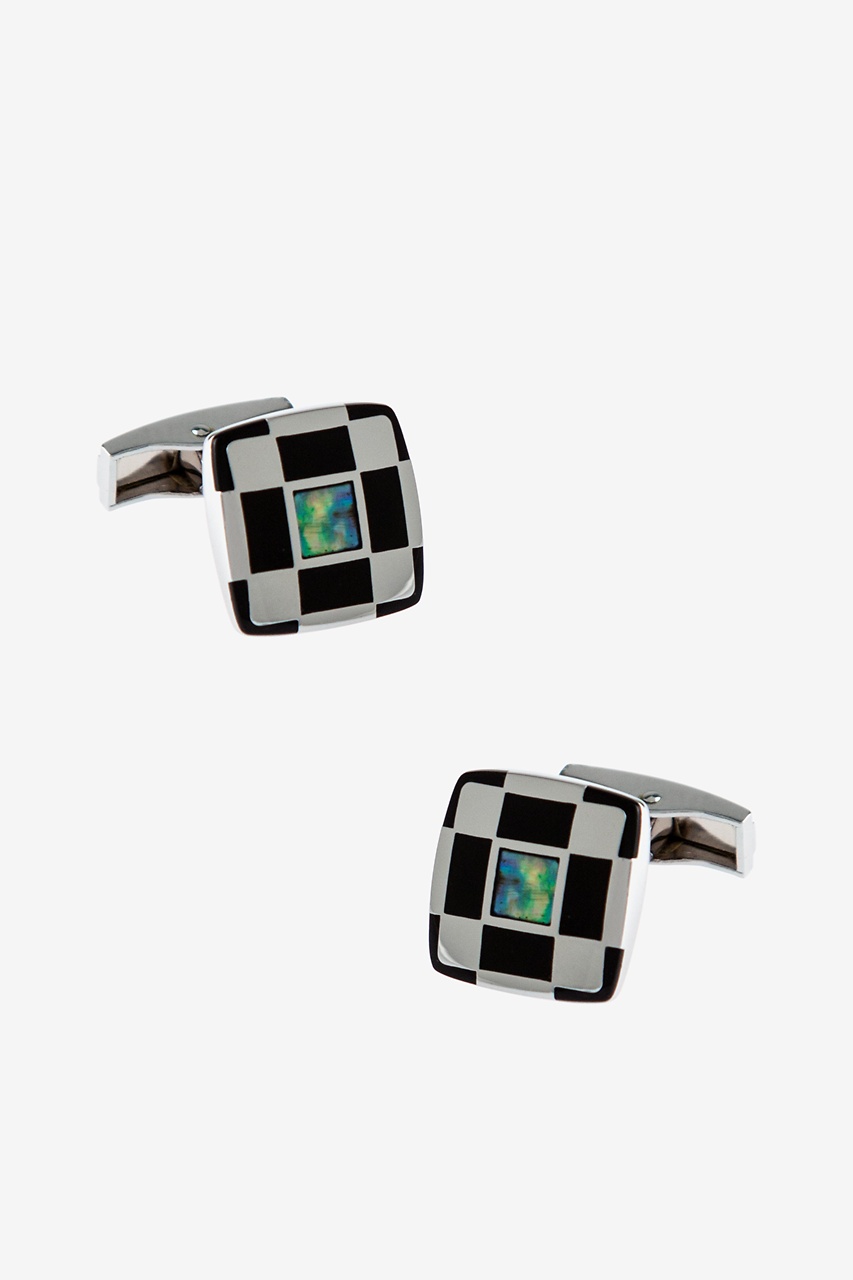 Stand Out Iridiscent Multicolor Cufflinks Photo (0)