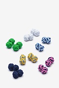 Knot Multicolor Cufflink Set Photo (1)